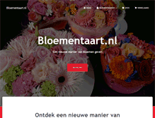 Tablet Screenshot of bloementaart.nl
